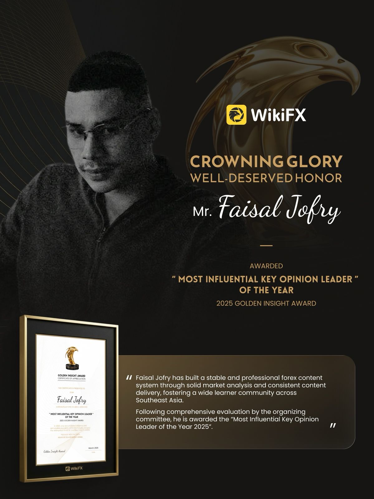 Coach Faisal Jofry